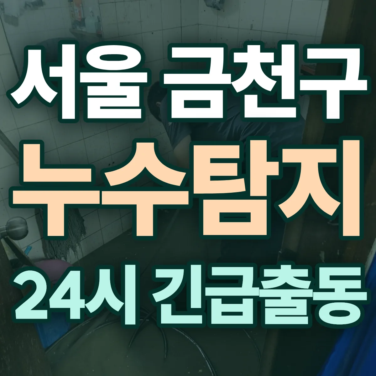 서울 금천구 누수탐지 출동 상담