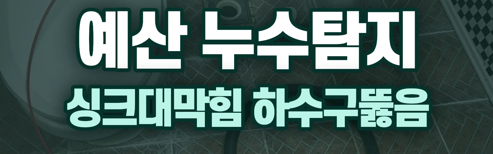충남 예산군 누수탐지 상담