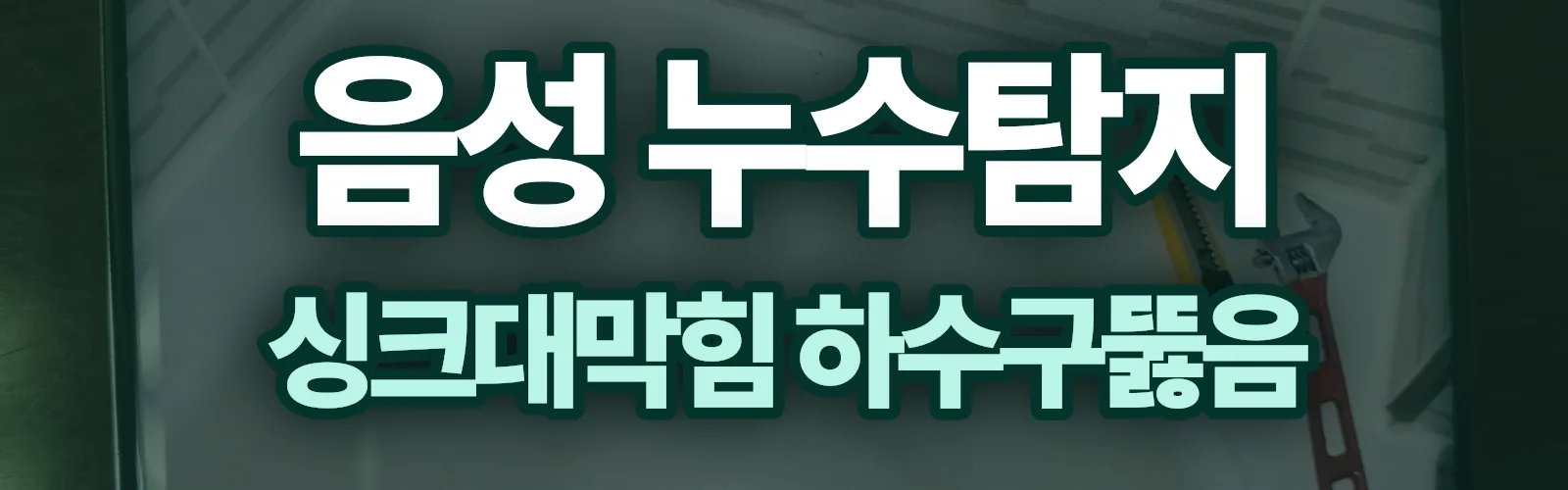 충북 음성군 누수탐지 상담