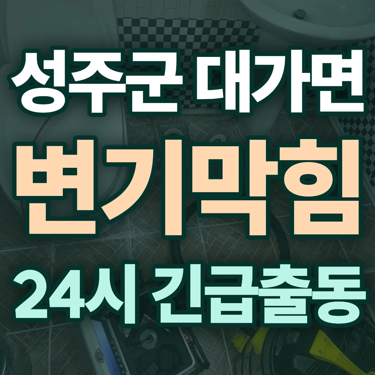 성주군 대가면 변기막힘 출동 상담