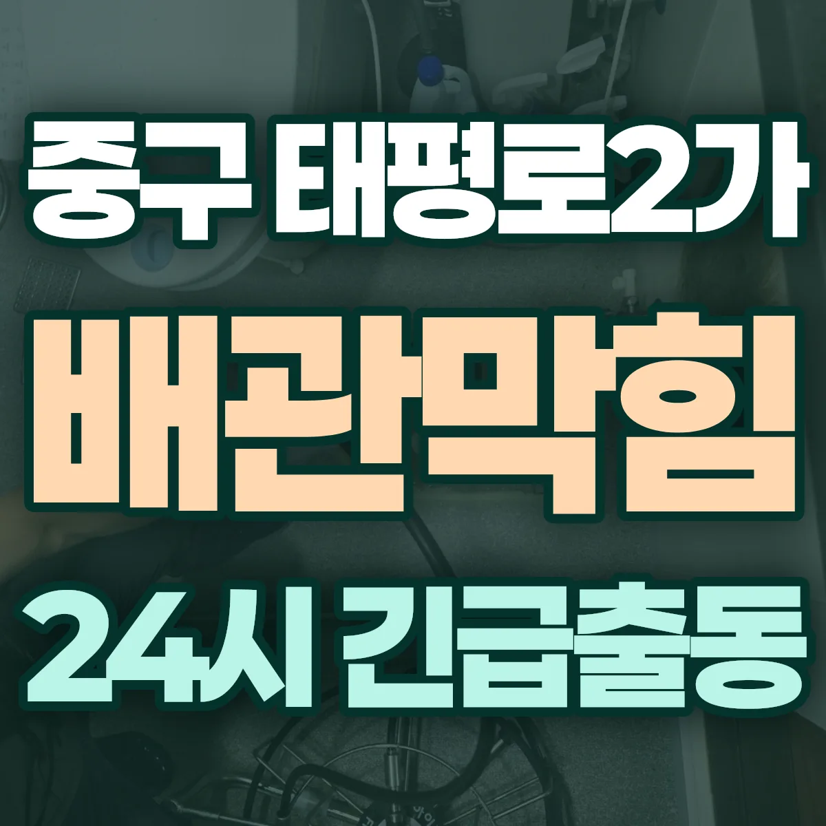 중구 태평로2가 배관막힘 출동 상담