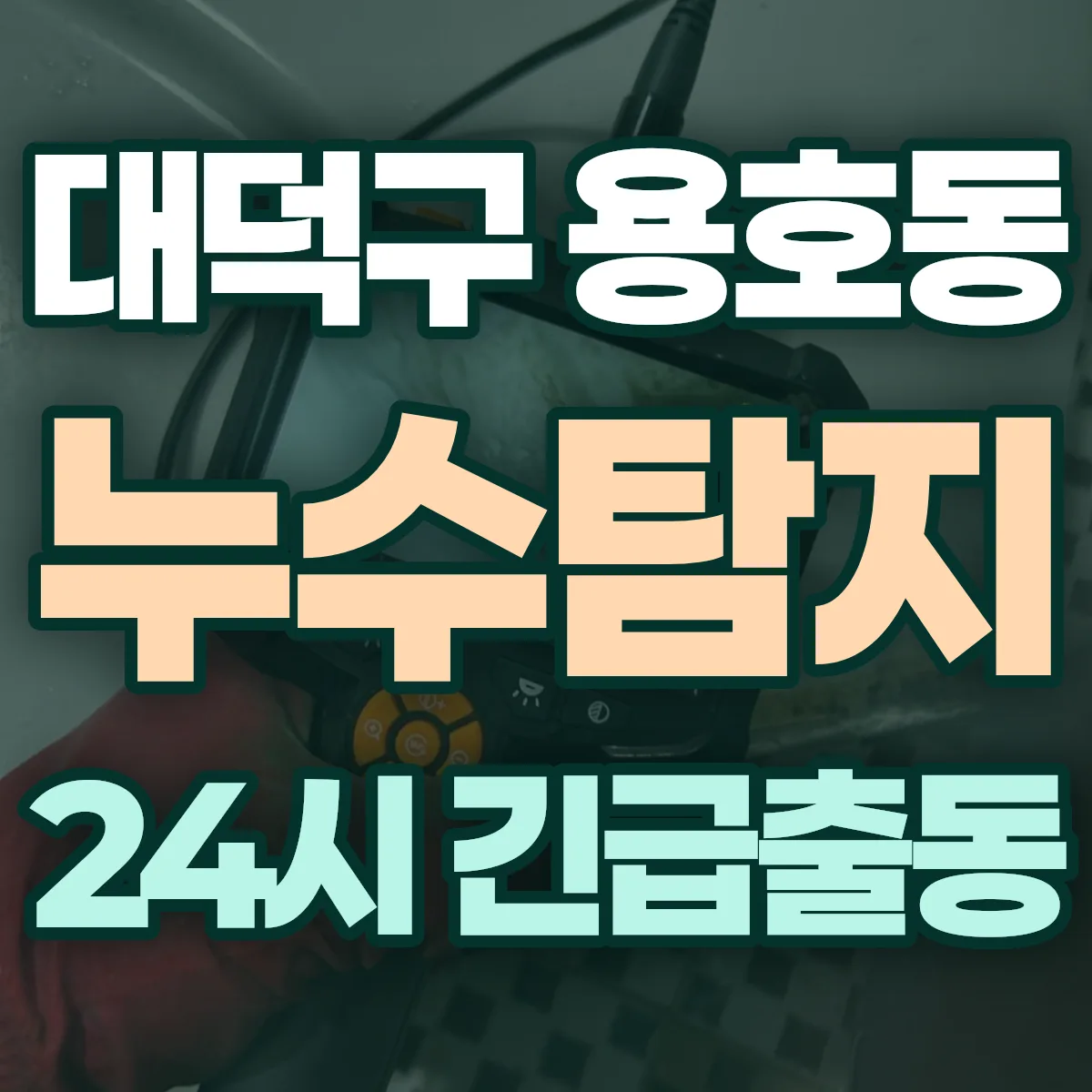 대덕구 용호동 누수탐지 출동 상담