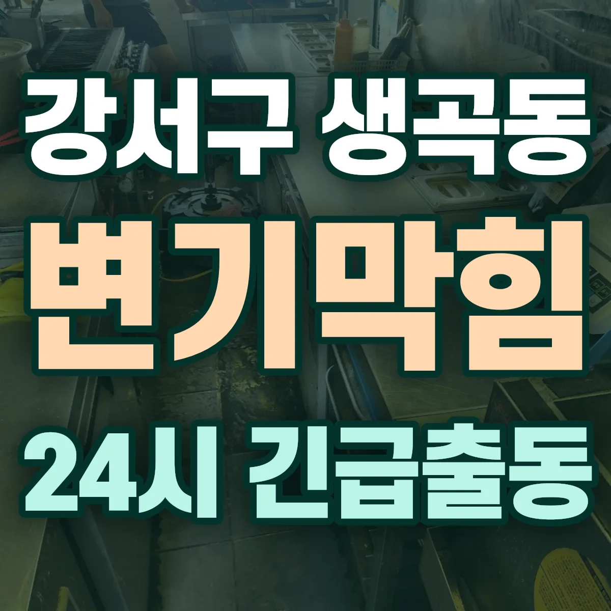 강서구 생곡동 변기막힘 출동 상담