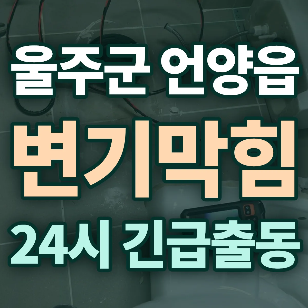 울주군 언양읍 변기막힘 출동 상담