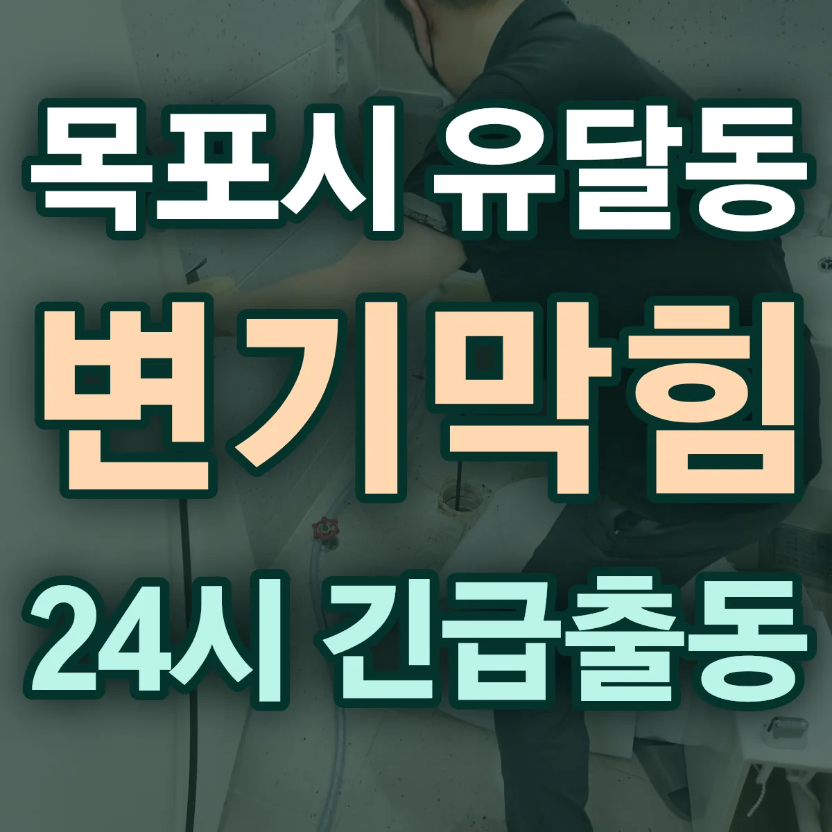 목포시 유달동 변기막힘 출동 상담