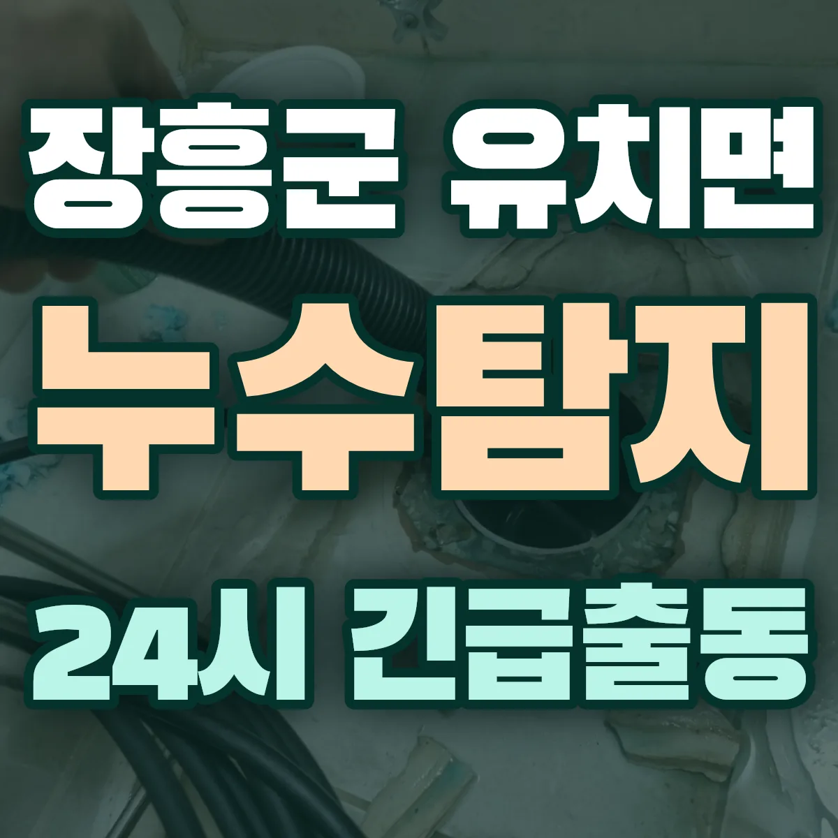 장흥군 유치면 누수탐지 출동 상담