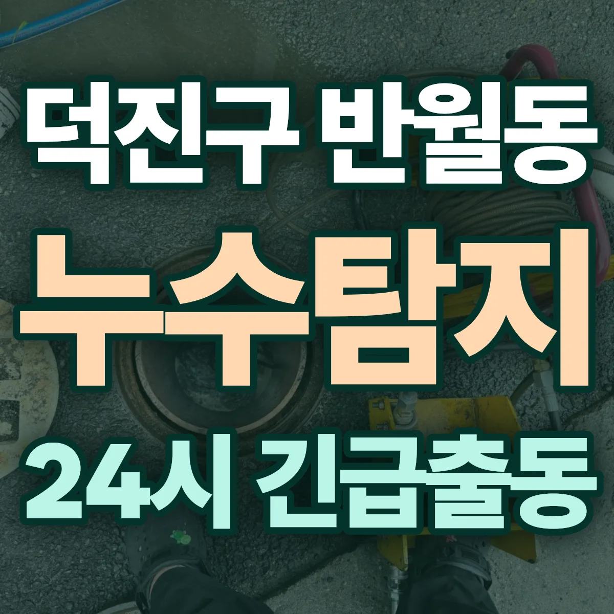 전주시 덕진구 반월동 누수탐지 출동 상담