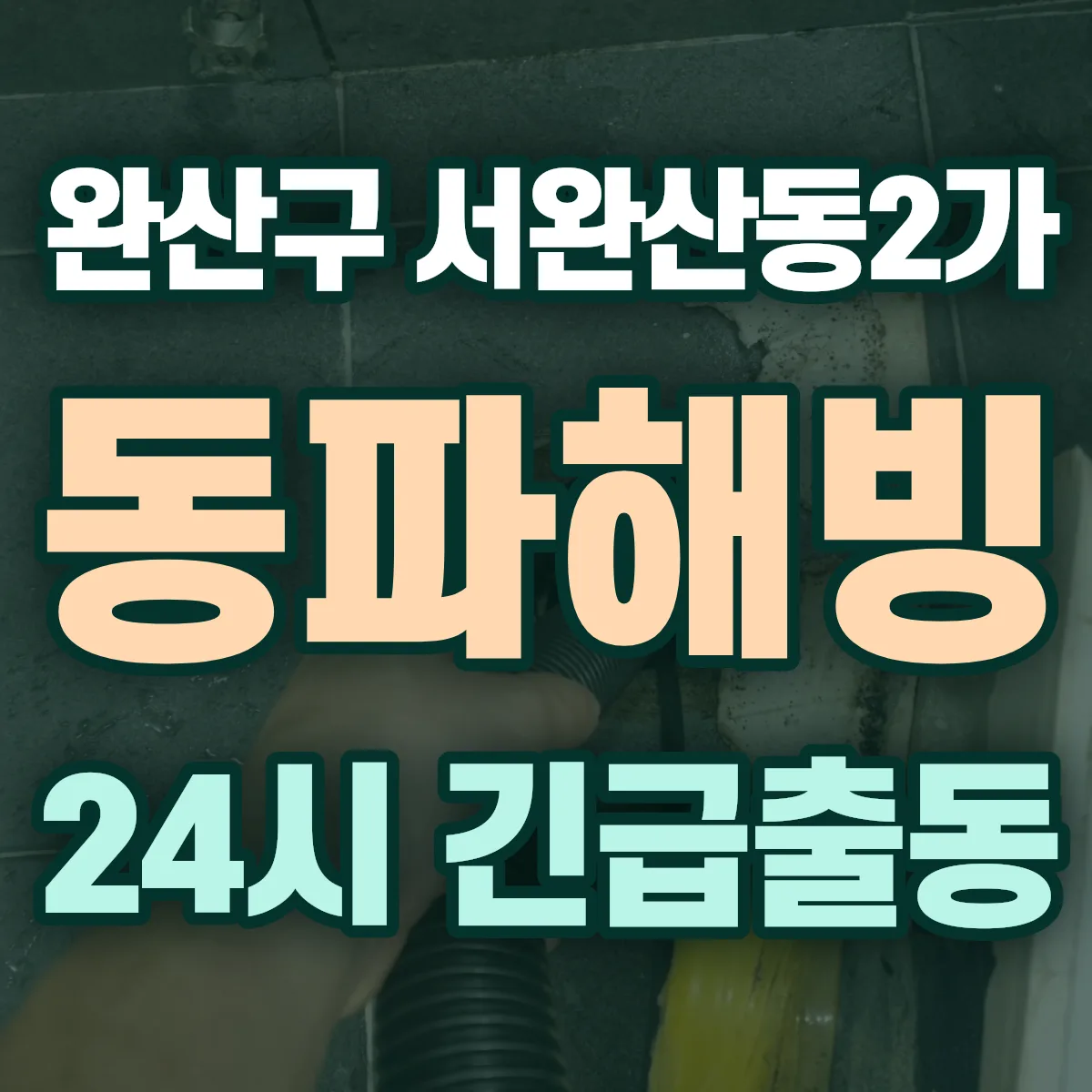전주시 완산구 서완산동2가 동파해빙 출동 상담
