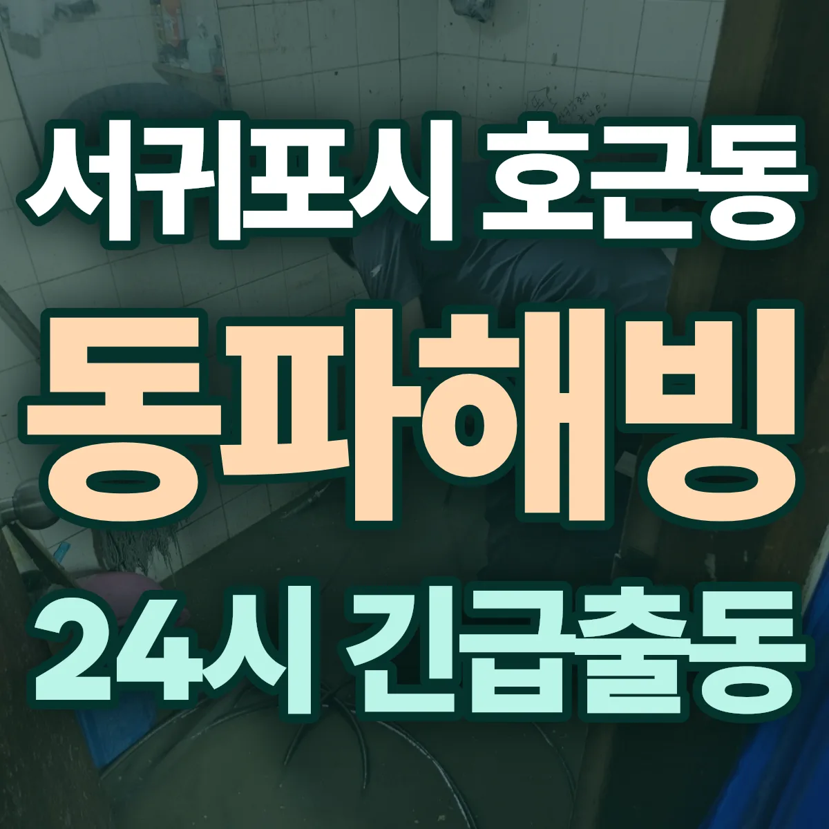 서귀포시 호근동 동파해빙 출동 상담