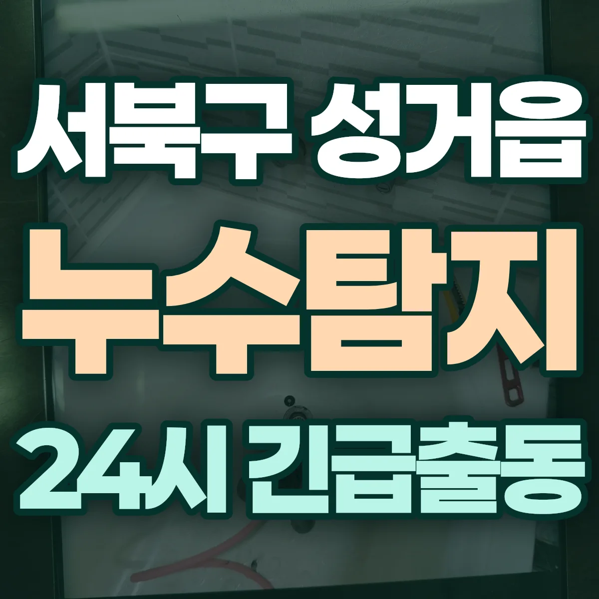 천안시 서북구 성거읍 누수탐지 출동 상담