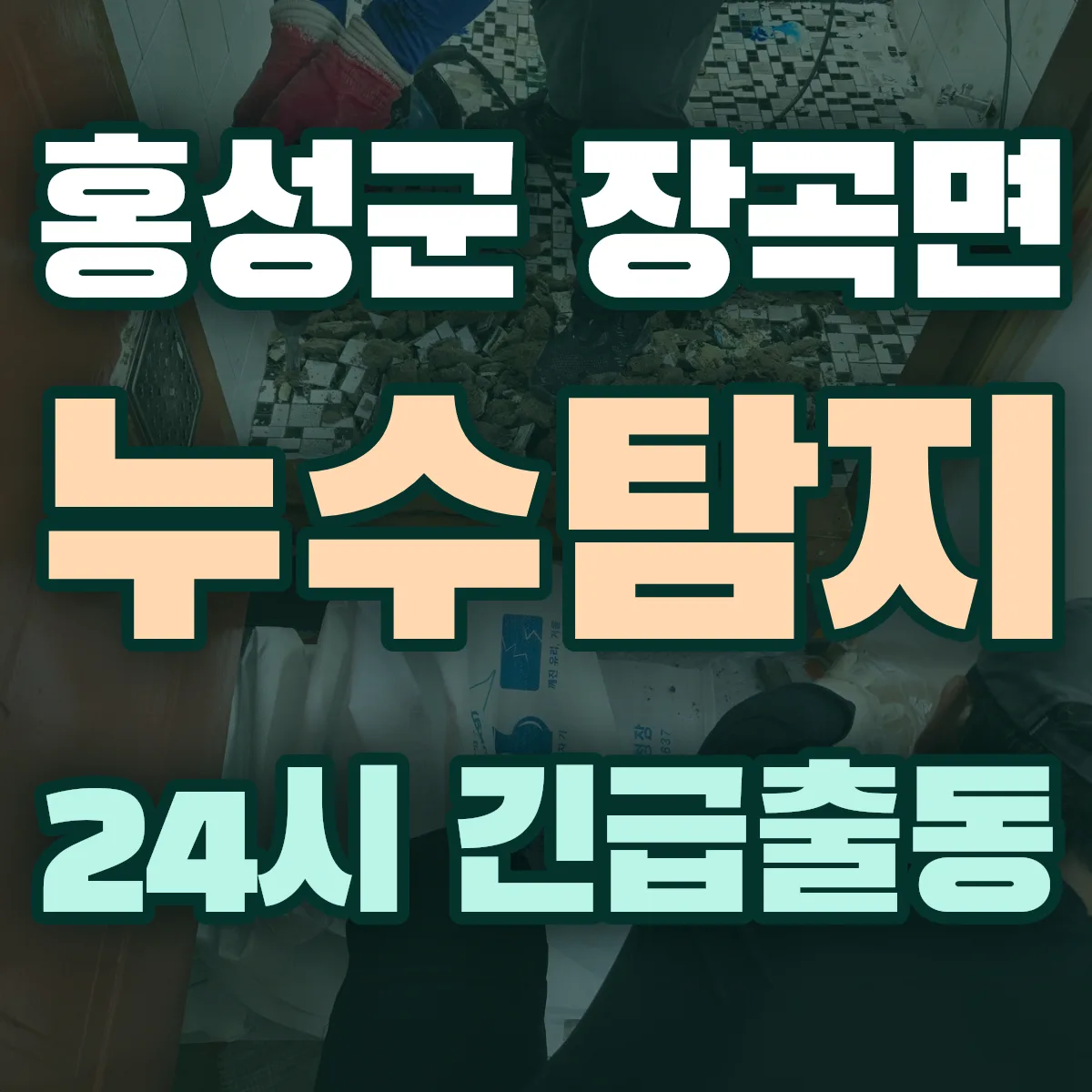 홍성군 장곡면 누수탐지 출동 상담