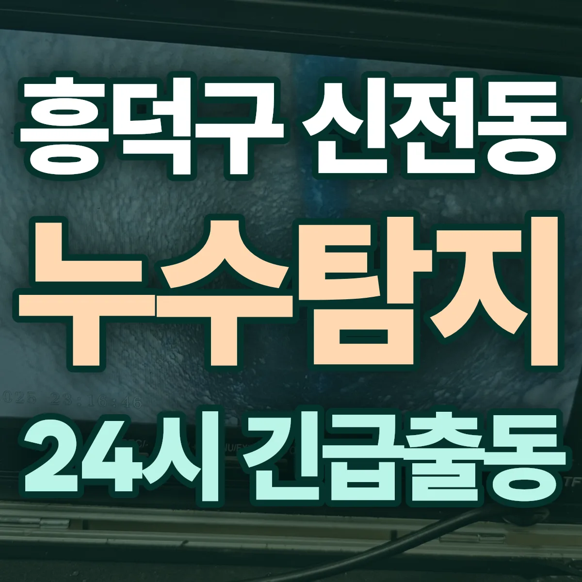 청주시 흥덕구 신전동 누수탐지 출동 상담