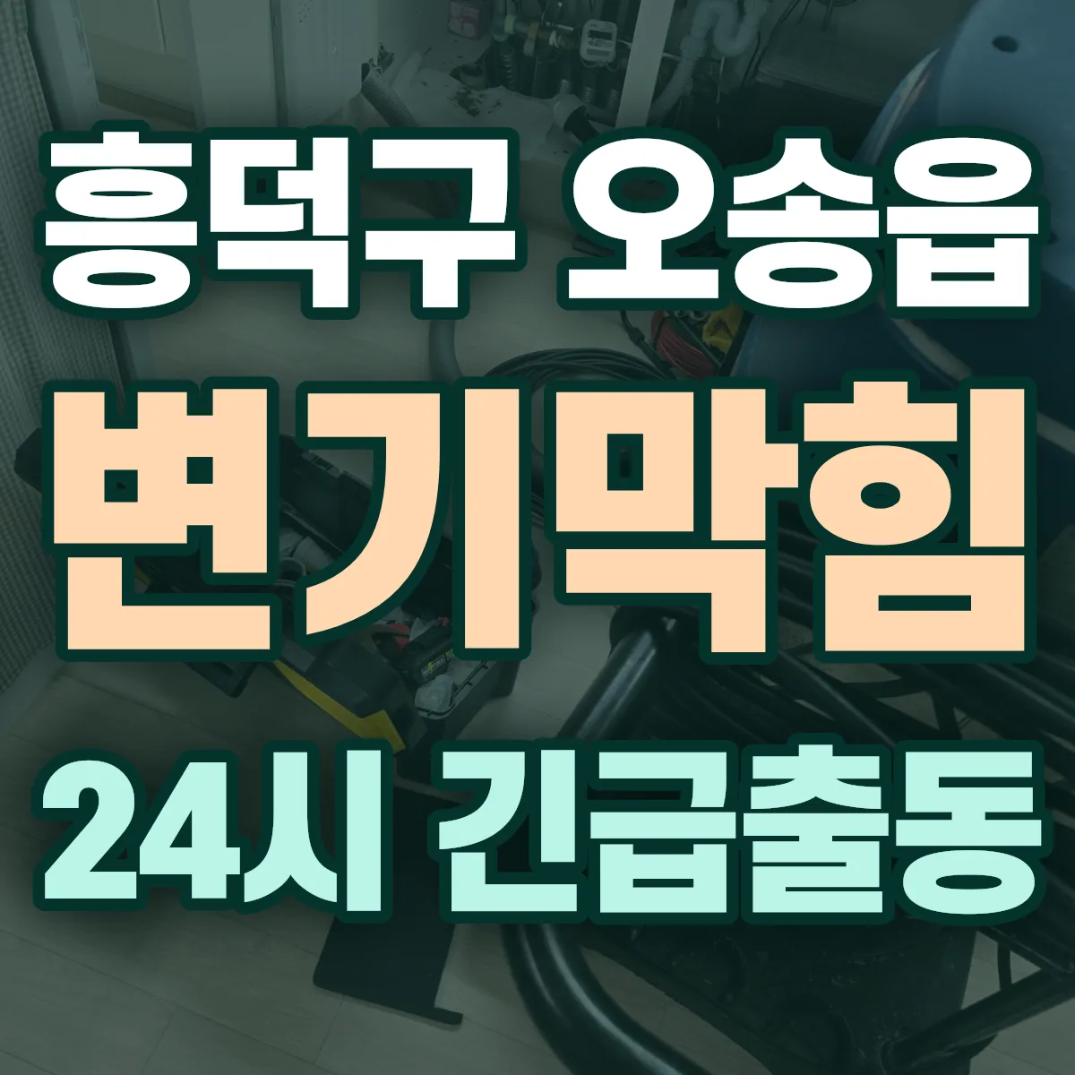 청주시 흥덕구 오송읍 변기막힘 출동 상담